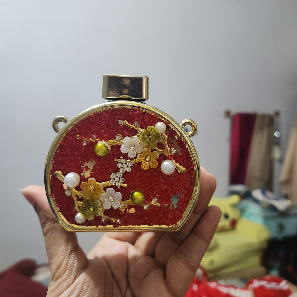 Gul-e-Rana Clutch (Red)