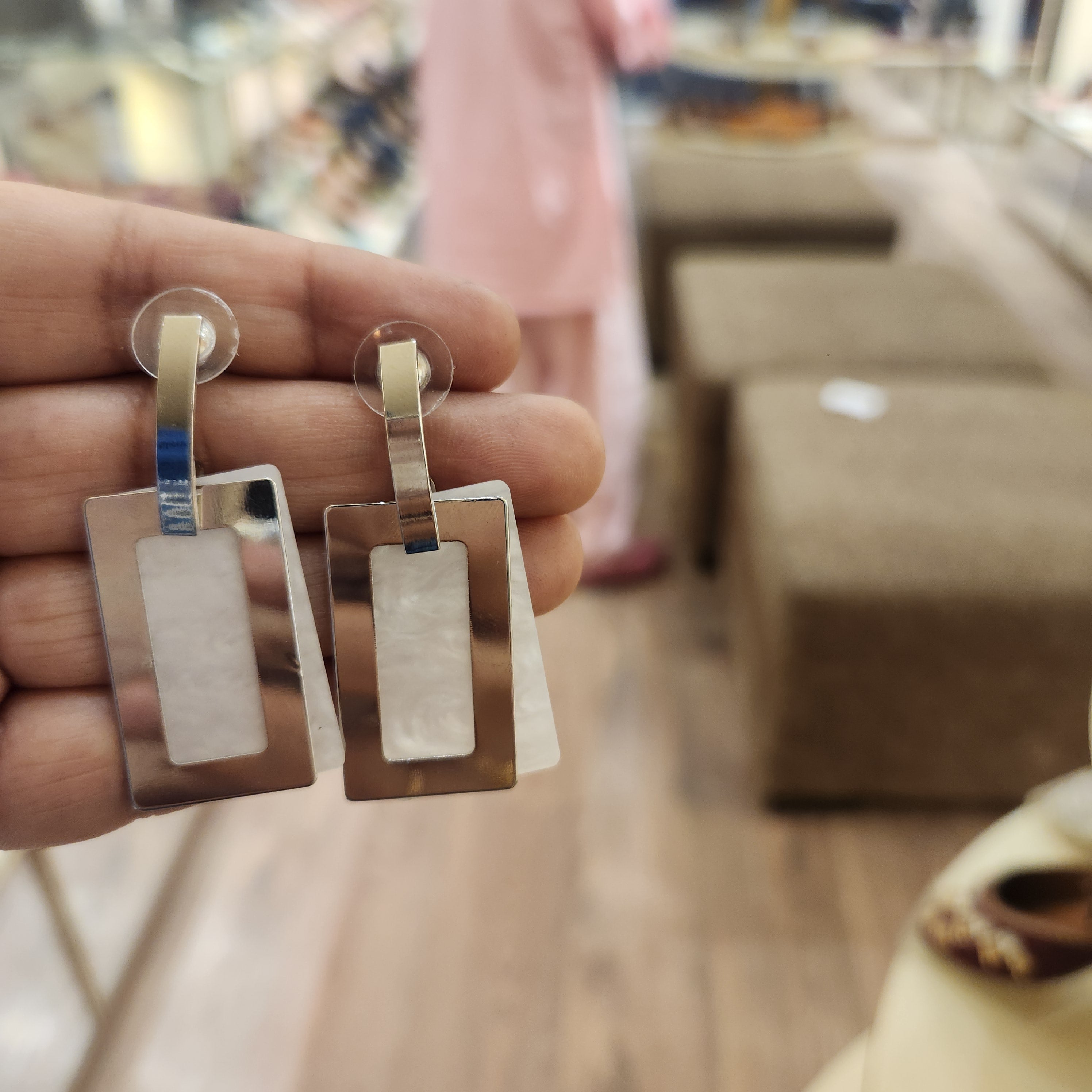 Angelina Earrings (Silver)