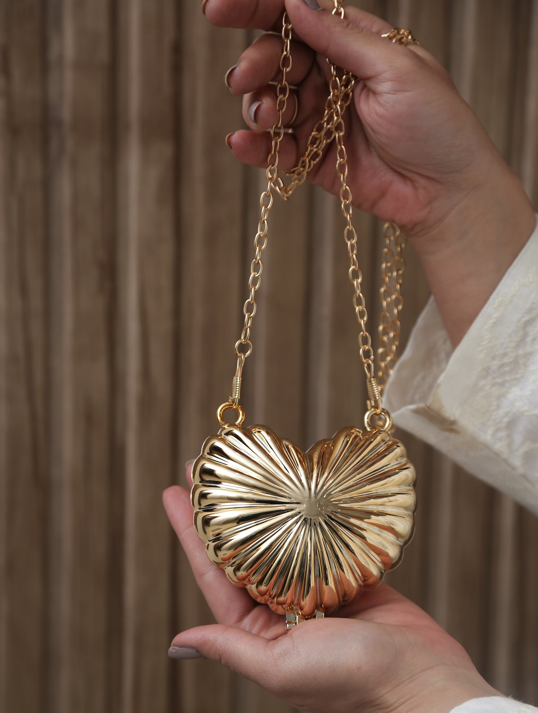 Dazzling Mini bag - Heart