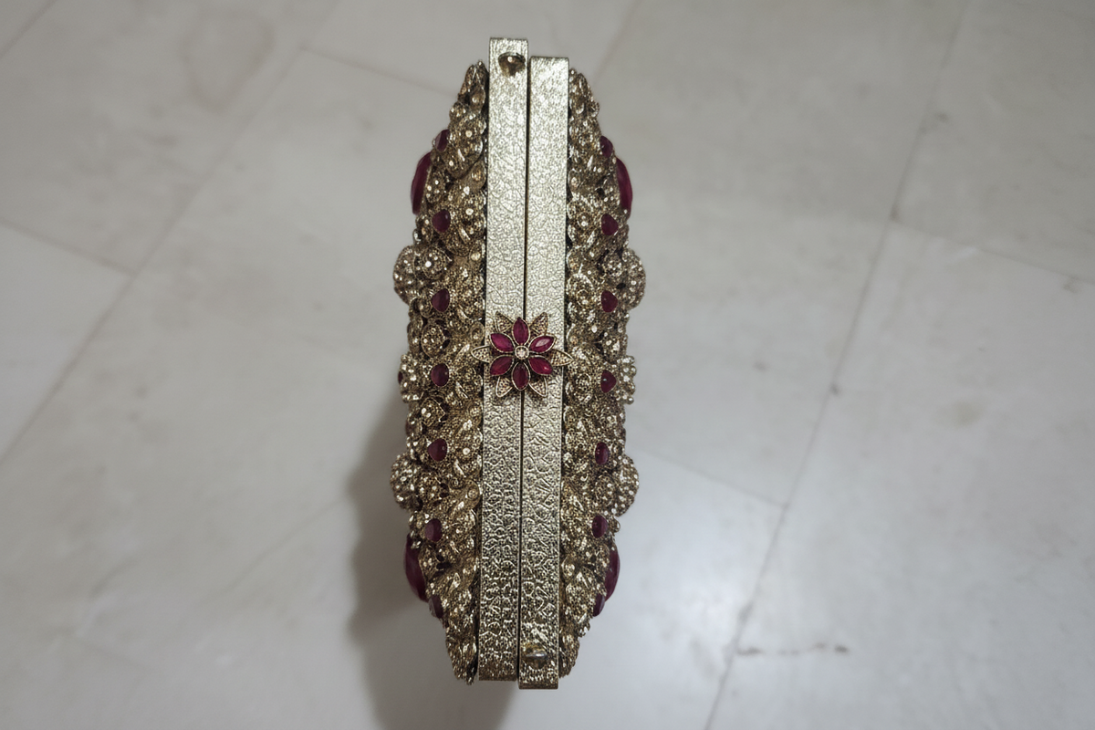 Manjoos Turkish Clutch B(Red)