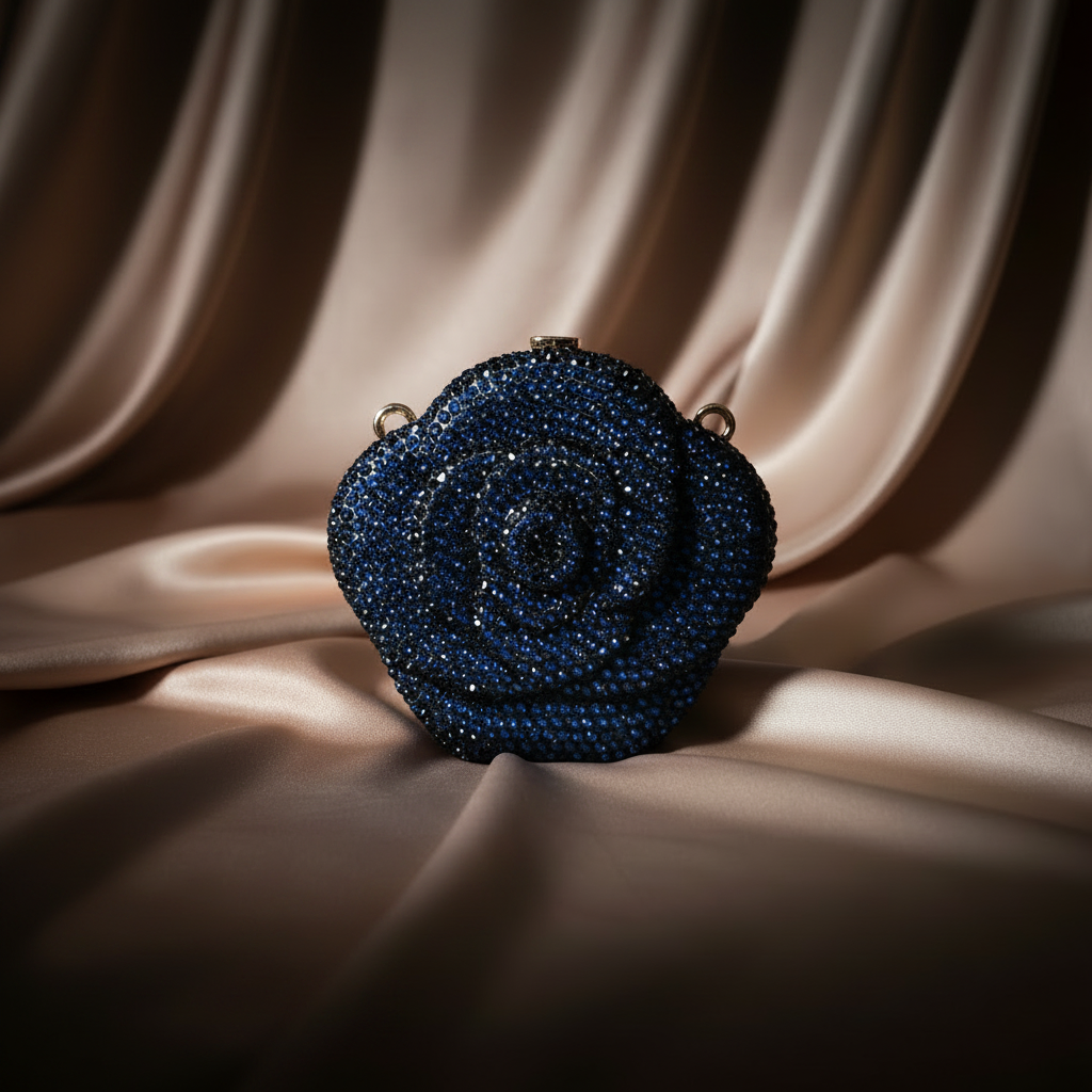 Rosina Clutch (Dark Navy)