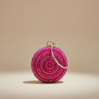 Suchy Moti Clutch (Fuschia)