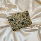 Manjoos Turkish Clutch B(Emerald)
