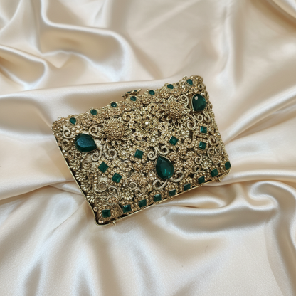 Manjoos Clutch Green