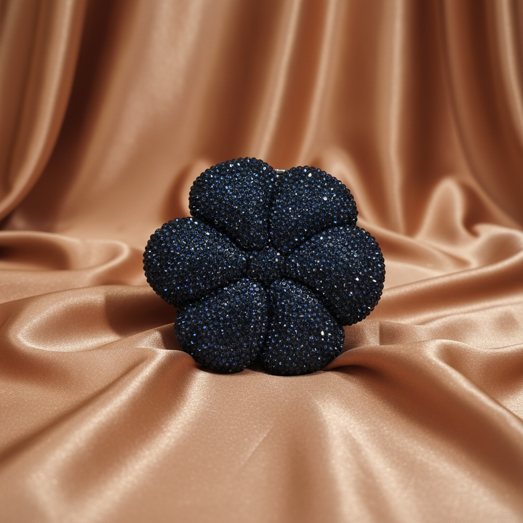 Florina Clutch (Dark Navy)