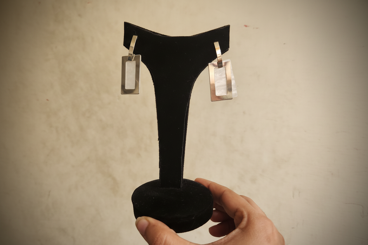 Angelina Earrings (Silver)