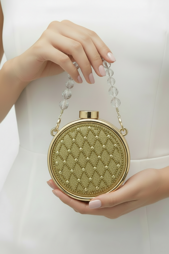 Hoor Clutch (Gold Mist)
