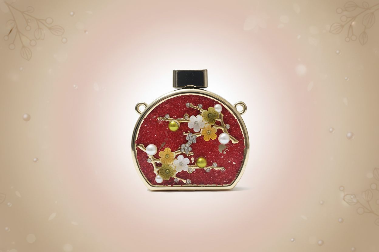 Gul-e-Rana Clutch (Red)