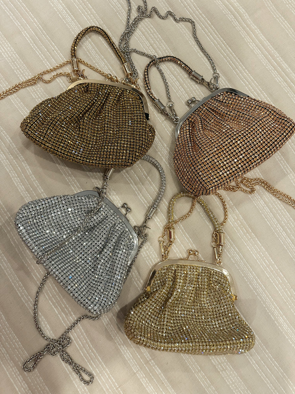 Luxe Mesh Bag (Gold)