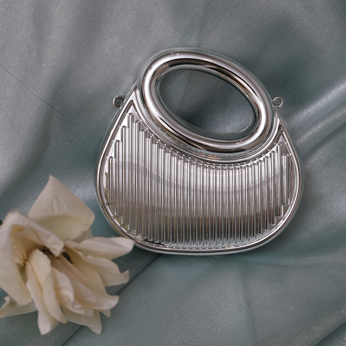 Bucket Mini Bag - Silver