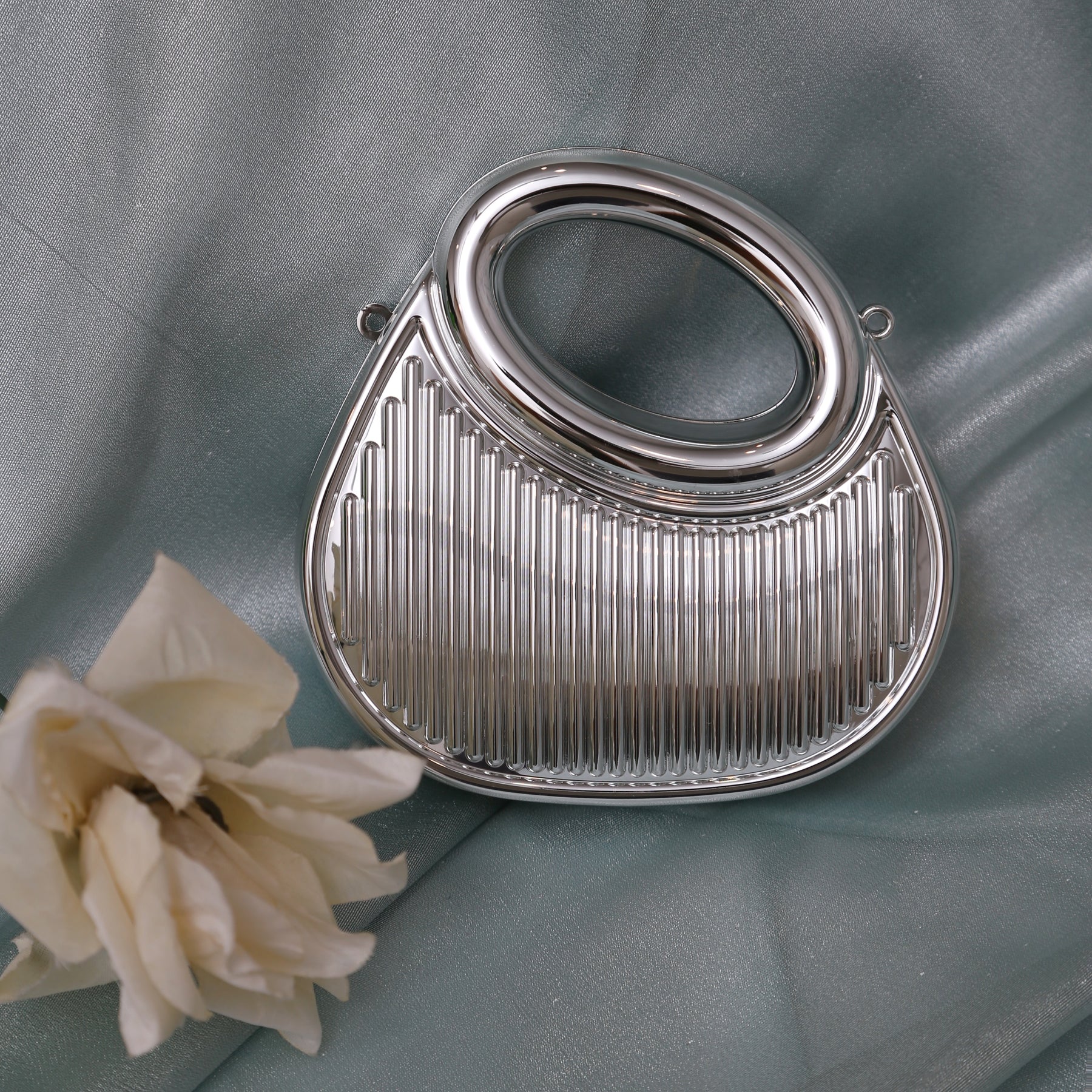 Bucket Mini Bag - Silver