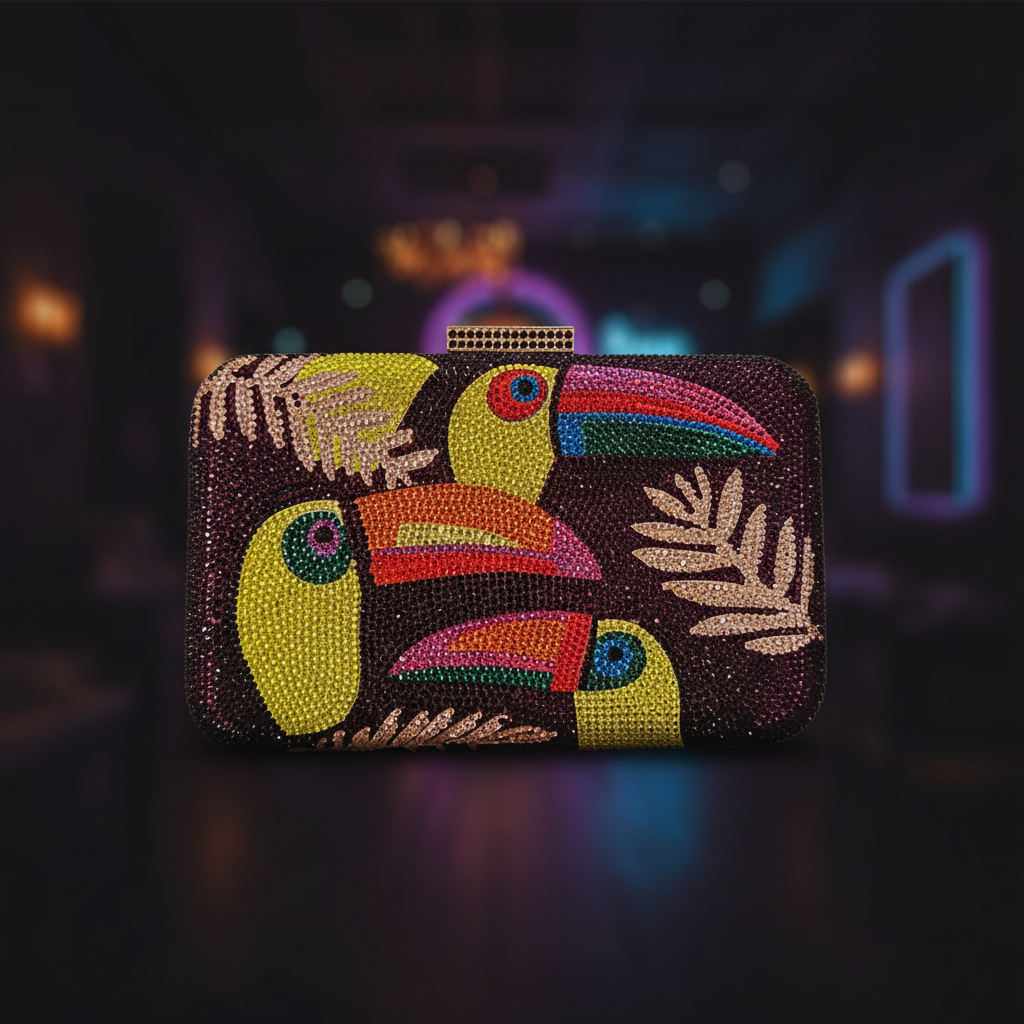 Swanella Clutch (Plum)