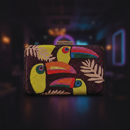 Swanella Clutch (Plum)