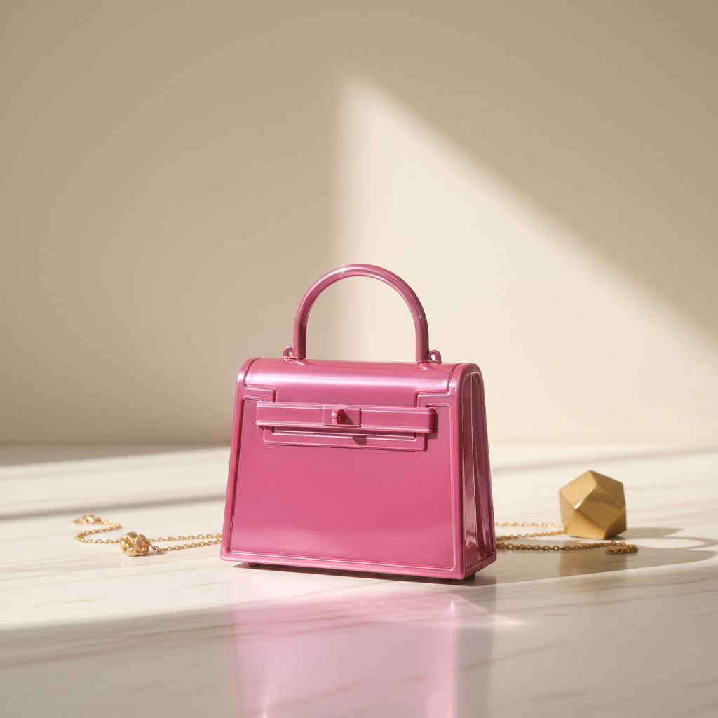 BoxLock Mini Clutch (Pink)