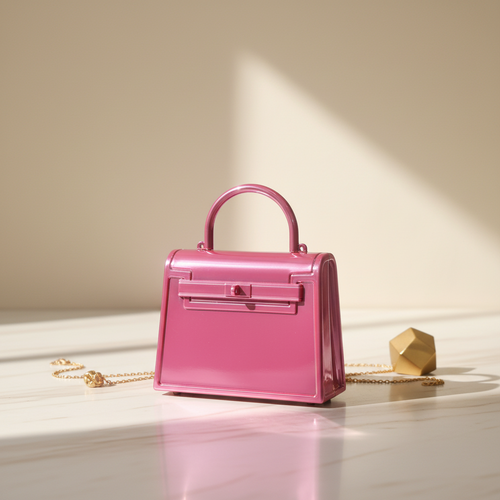 BoxLock Mini Clutch (Pink)