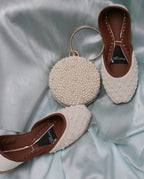 White Pearl RingClutch Set