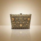 Manjoos Turkish Clutch B(Gold)