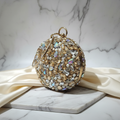 Party Clutch (Ivory Gold)