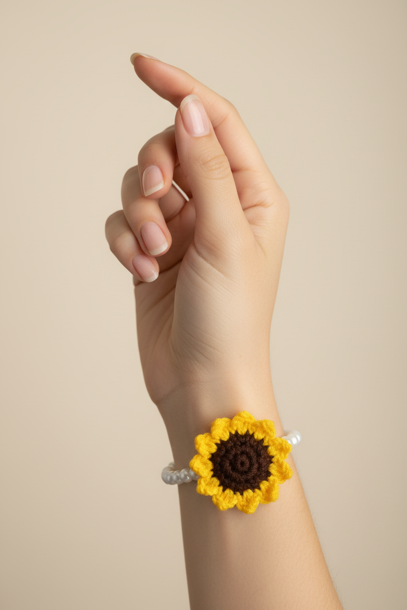 Sunflower Crochet Gajras
