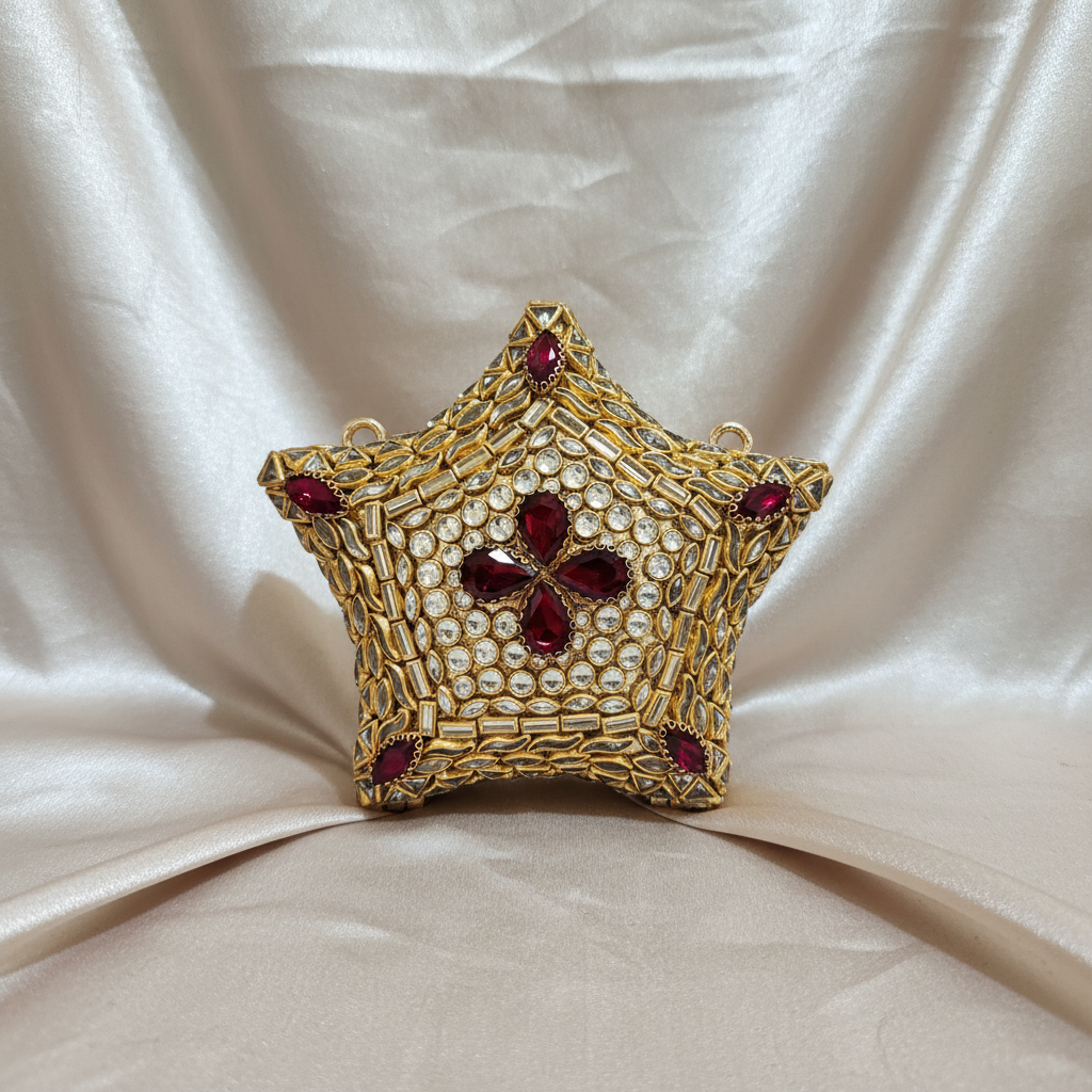 Kundan Sitaara Clutch (Anari)