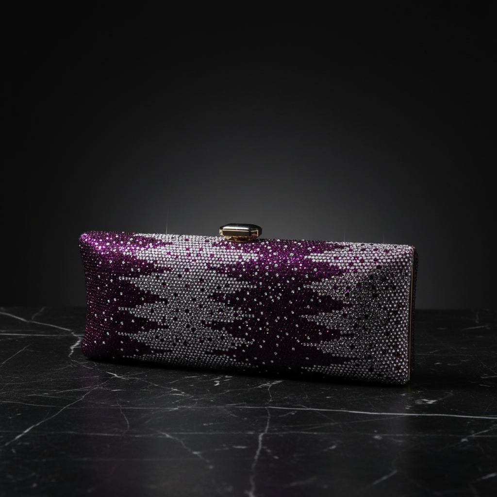 Crystallo Clutch (Purple)