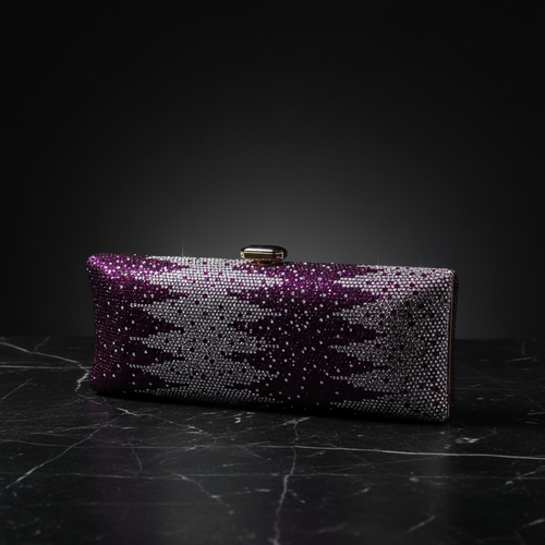Crystallo Clutch (Purple)