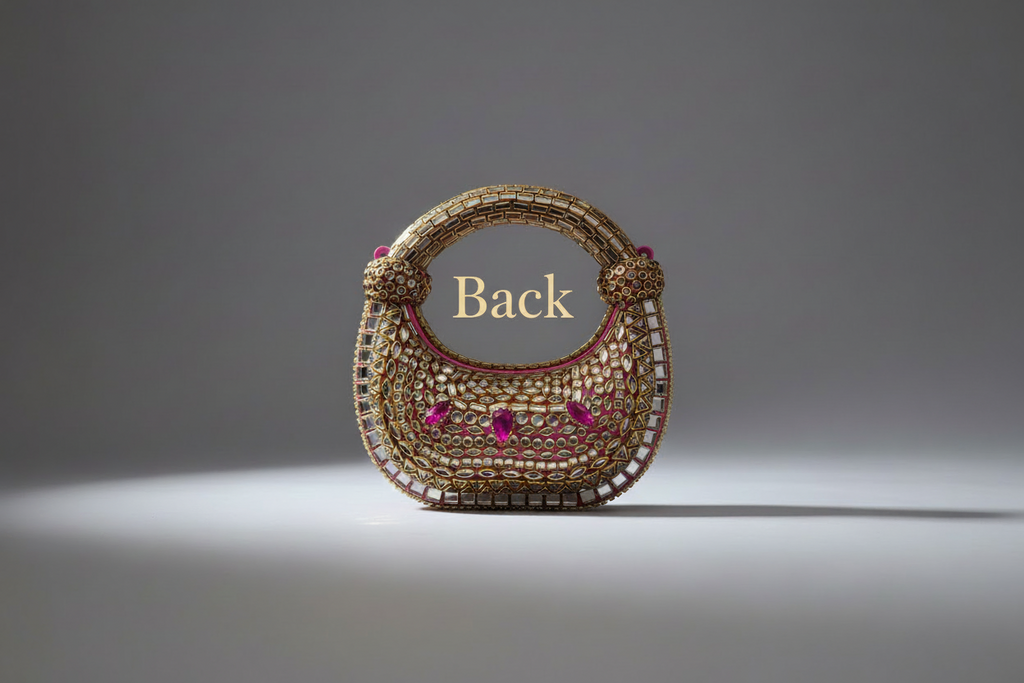 Kundan Gulabo Clutch