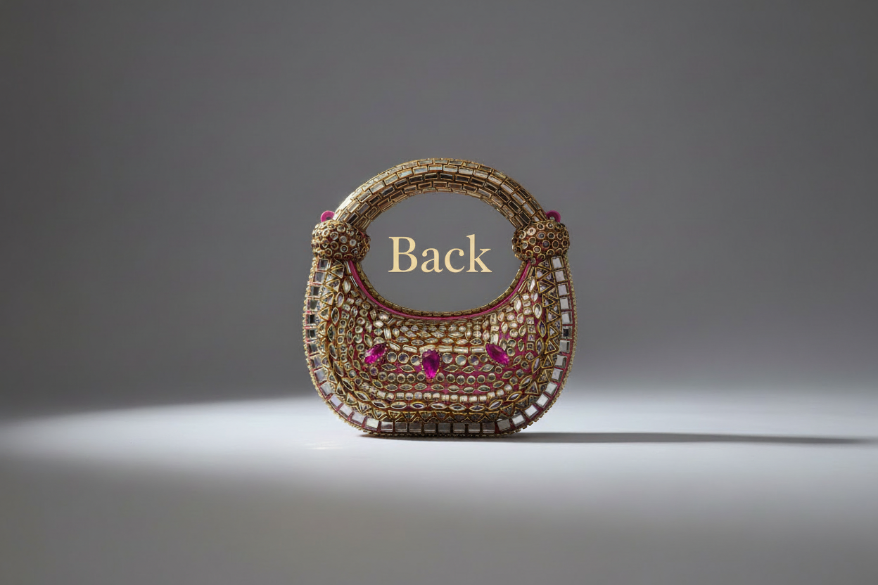 Kundan Gulabo Clutch