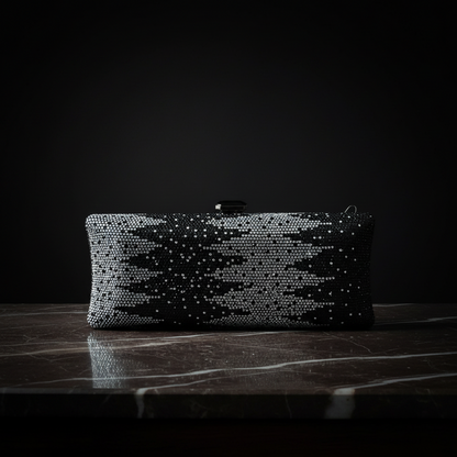 Crystallo Clutch (Black)