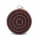 Suchy Moti Clutch (Maroon)