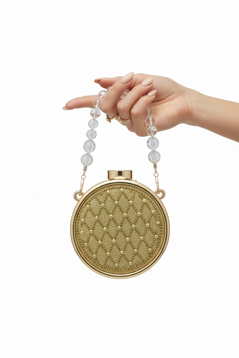 Hoor Clutch (Gold Mist)