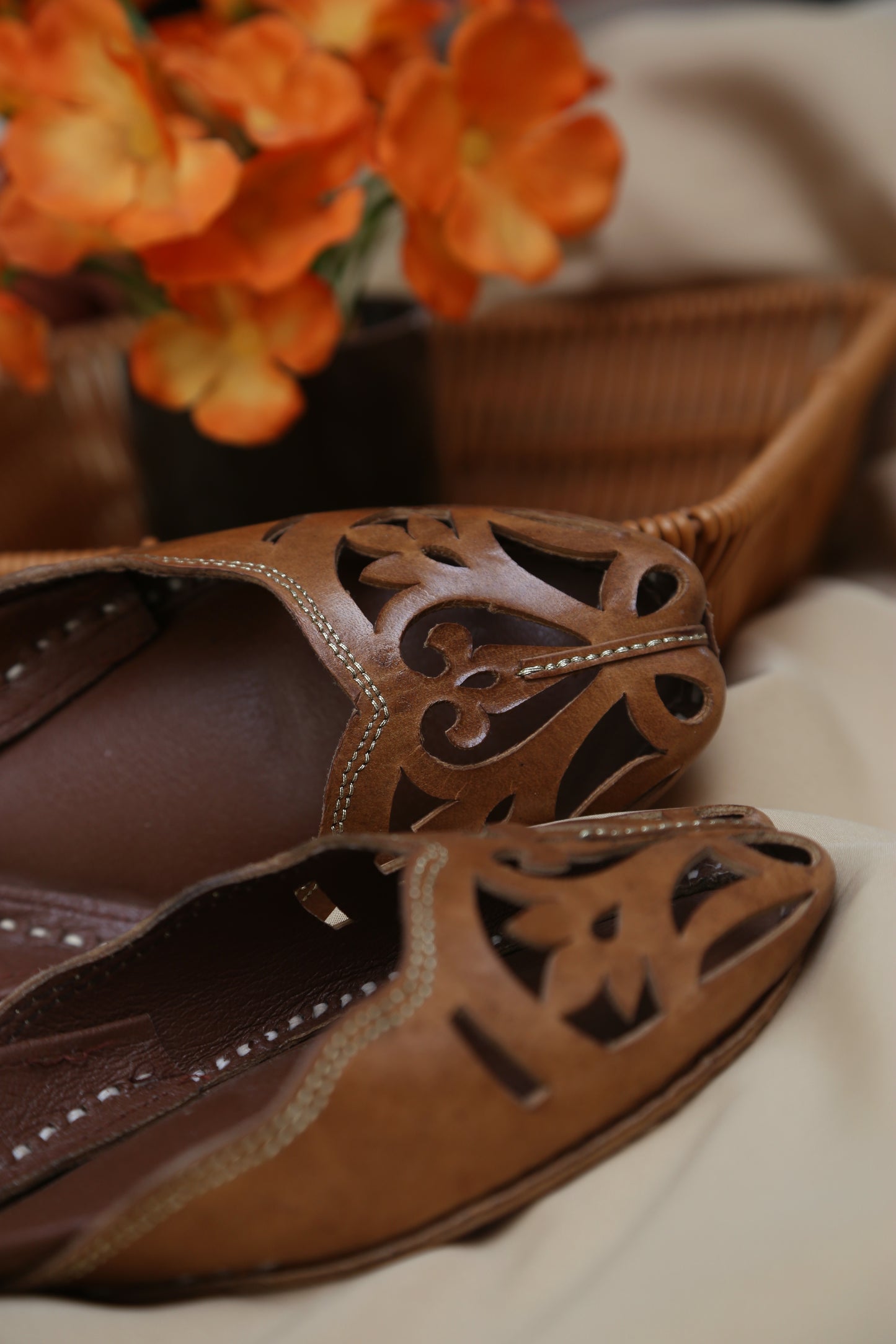 Kalamkar - Tan Brown