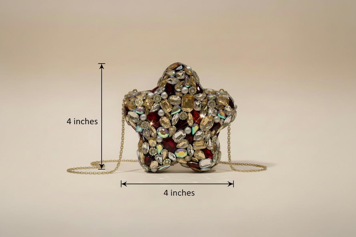 NoorèStar MiniClutch (Maroon)