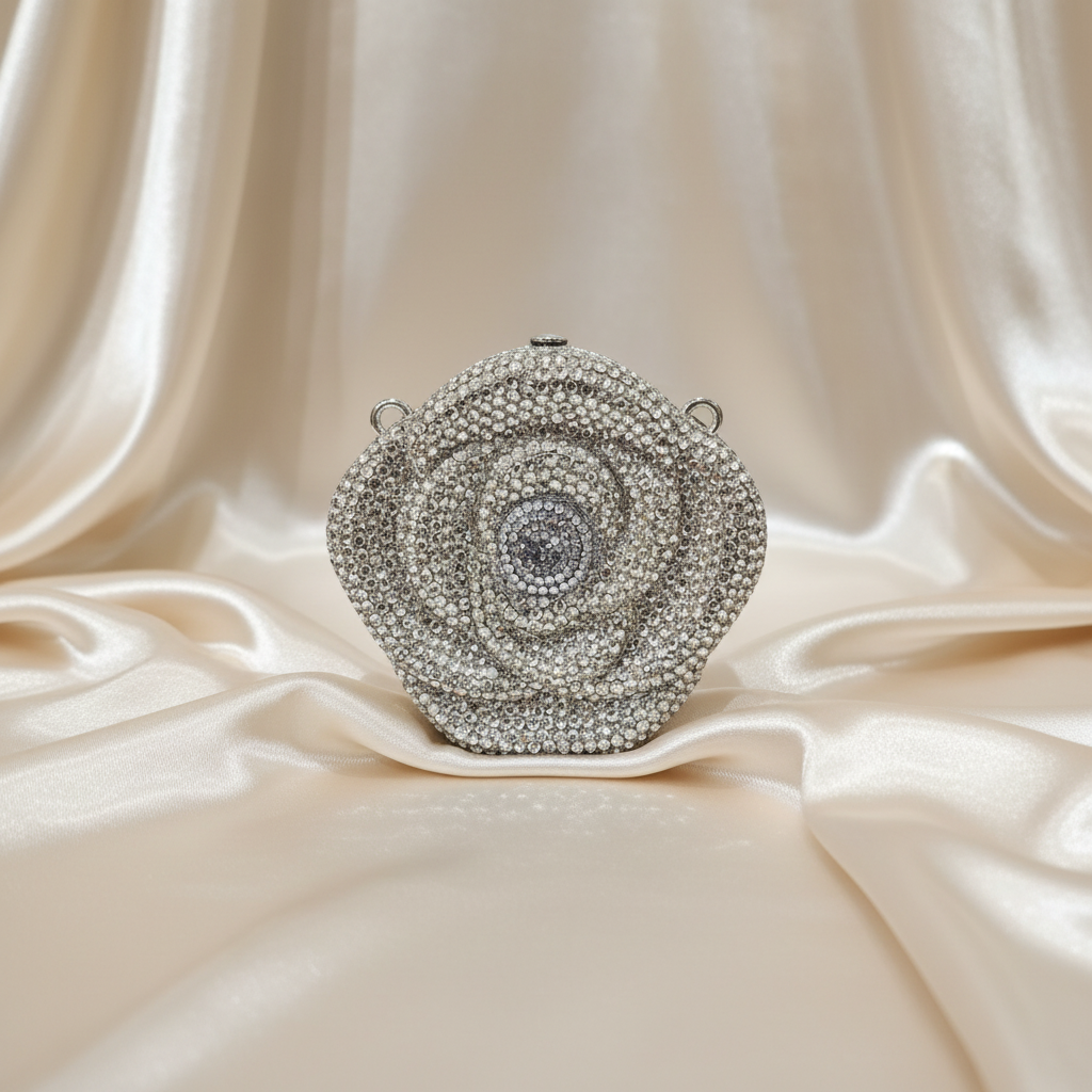 Rosina Clutch (Silver)