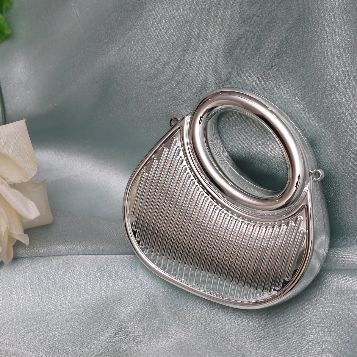 Bucket Mini Bag - Silver
