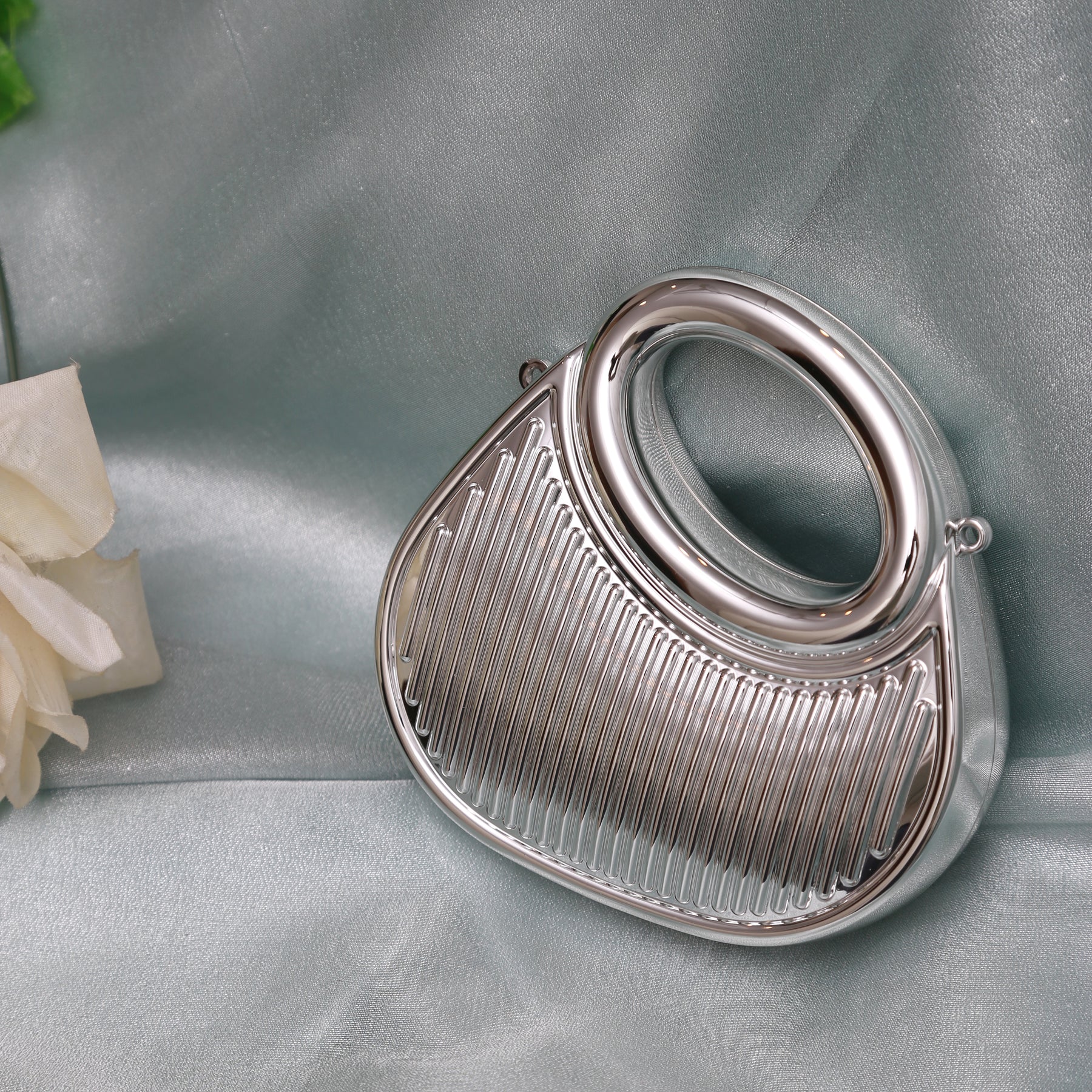 Bucket Mini Bag - Silver