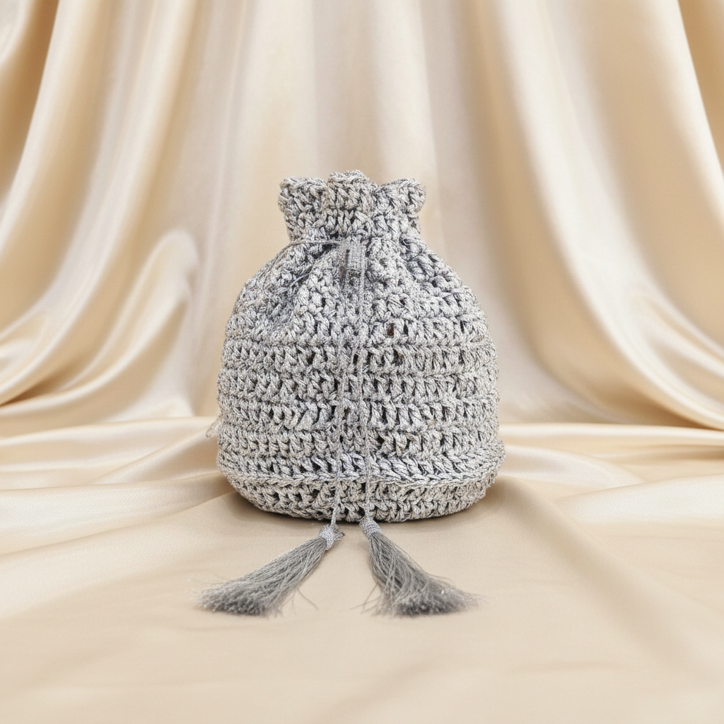 Chandi Gota Handcrafted Potli Bag