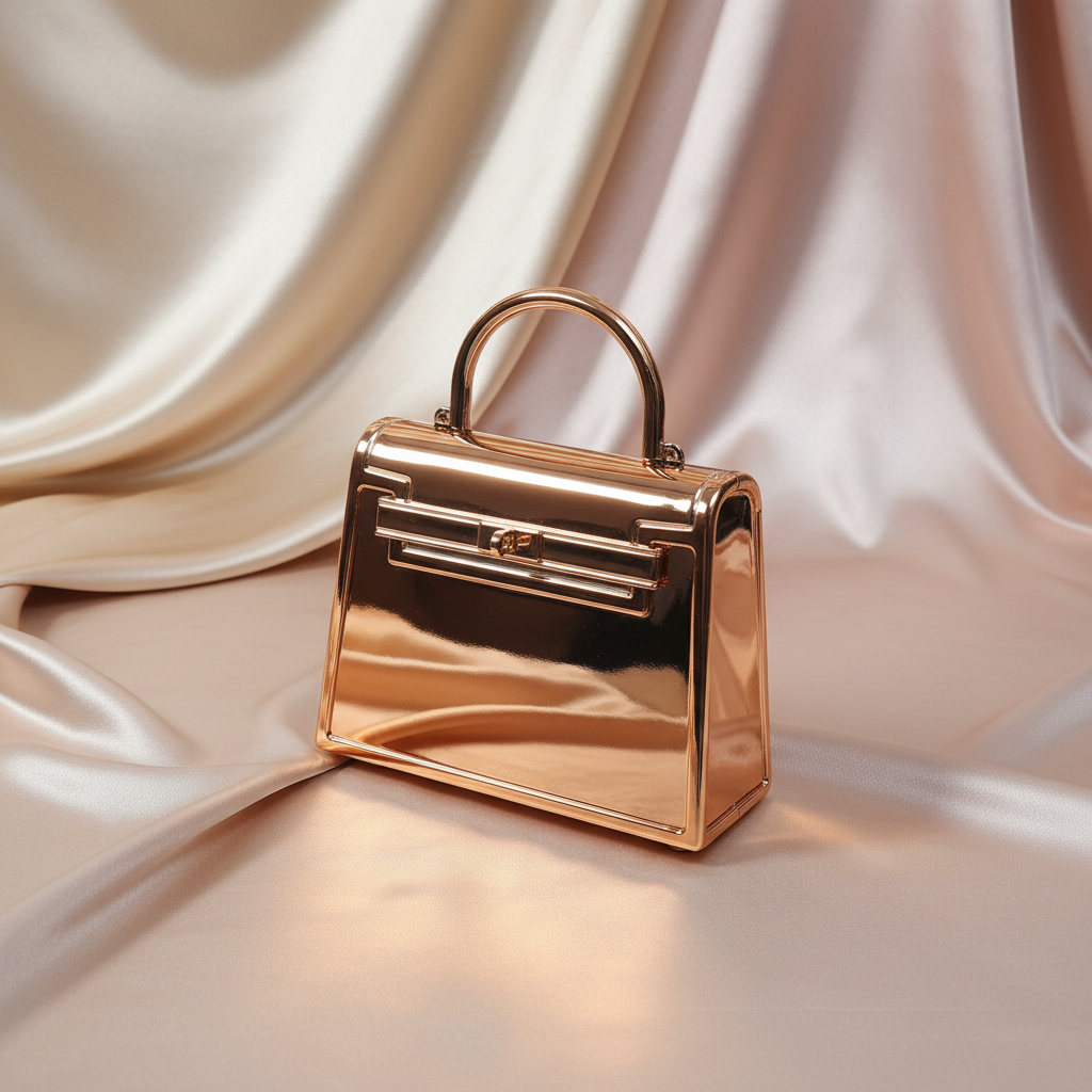 BoxLock Mini Clutch(RoseGold)