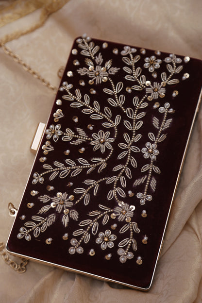 Amal Clutch (Maroon)