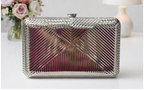 Metal Grace Clutch (Silver)