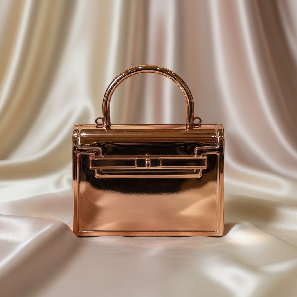 BoxLock Mini Clutch(RoseGold)