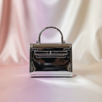 BoxLock Mini Clutch (Silver)