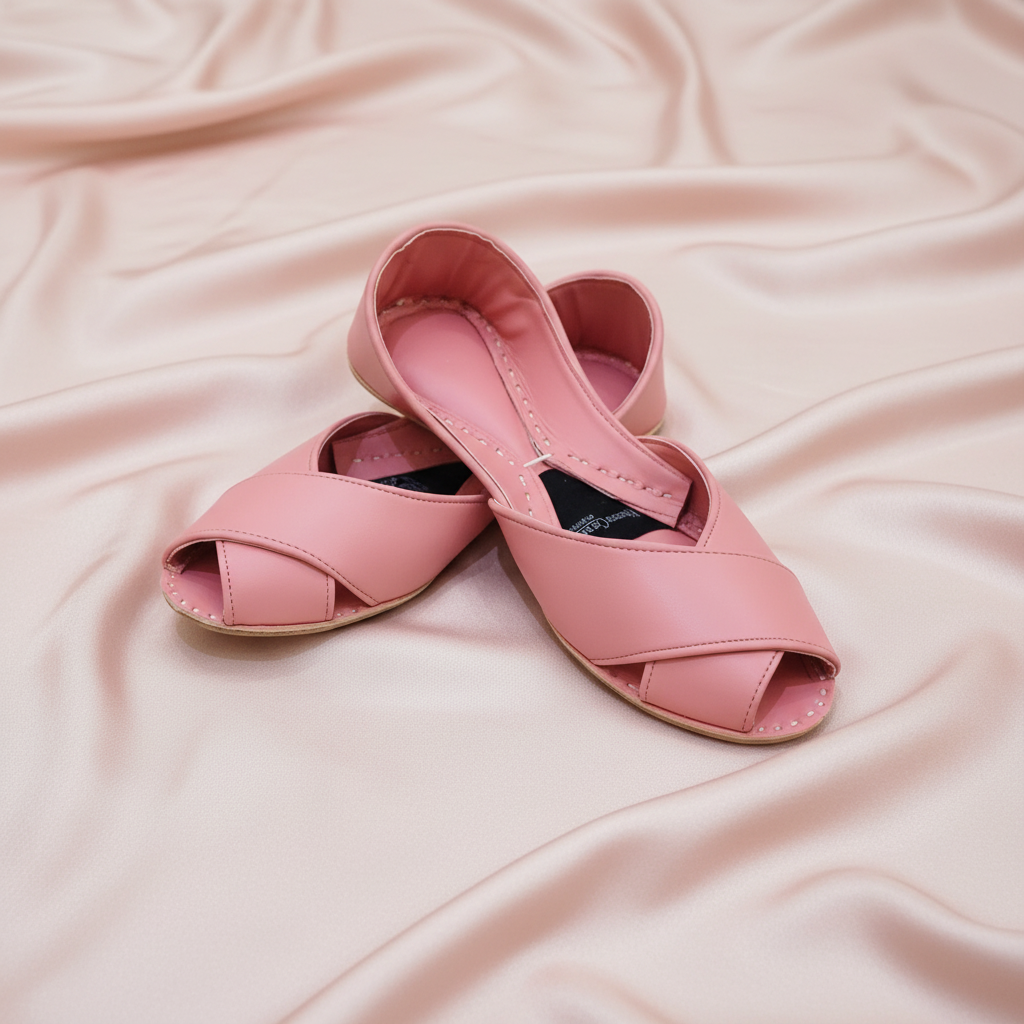 Elegance Peeptoes (Coral Pink)