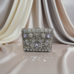 Manjoos Turkish Clutch (Silver)