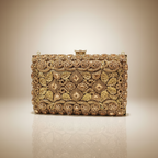 Manjoos Turkish Clutch A(Gold)