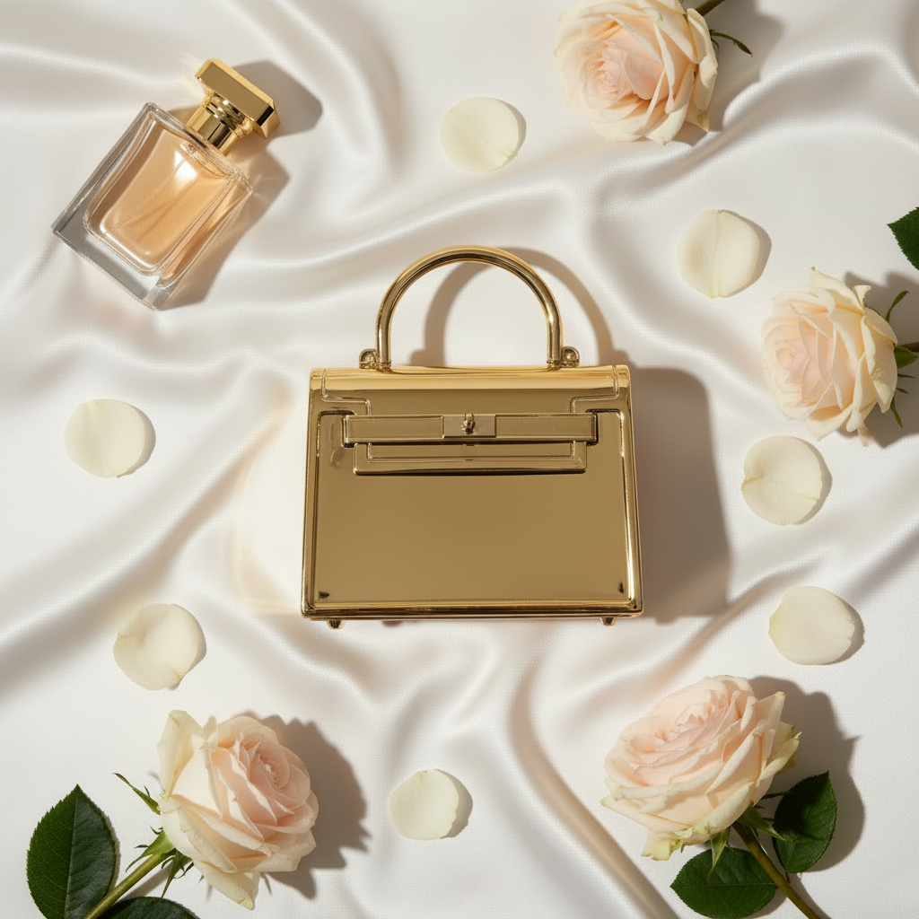 BoxLock Mini Clutch(Gold)