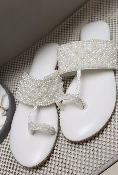 White Pearl Kolhapuri