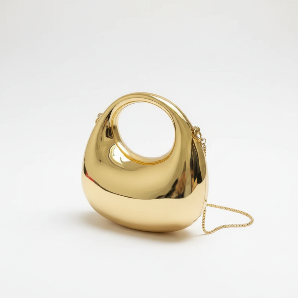 Dazzling Statement Mini Clutch (Gold)