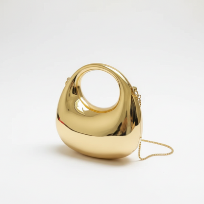 Dazzling Statement Mini Clutch (Gold)