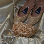 Gold Pearl BoxClutch Set